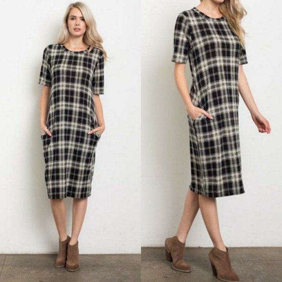 Dresses & Skirts - ❤ PLAID DRESS W/ POCKETS